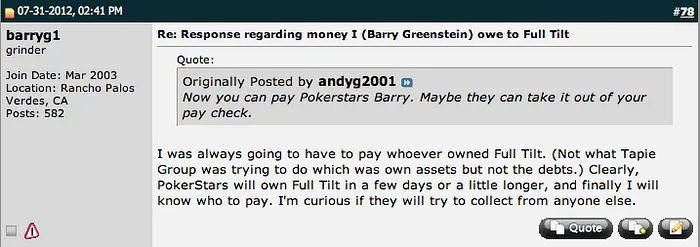 Five Thoughts: A Greenstein Always Pays his Debts 101