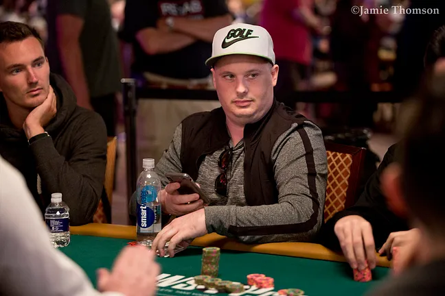 Paul Volpe (captured in the $100k event)