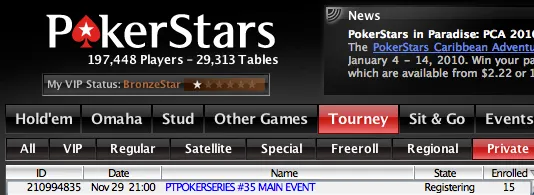 PT Poker Series – Etapa Final #35 No Limit Hold'em 101