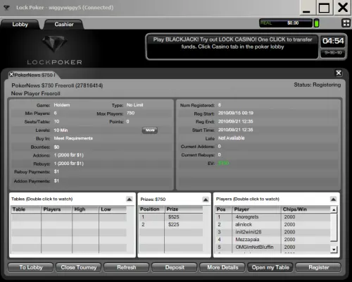 .500 em Freerolls Exclusivos na Lock Poker + Freerolls SEM Depósito Amanhã e Bónus de... 101