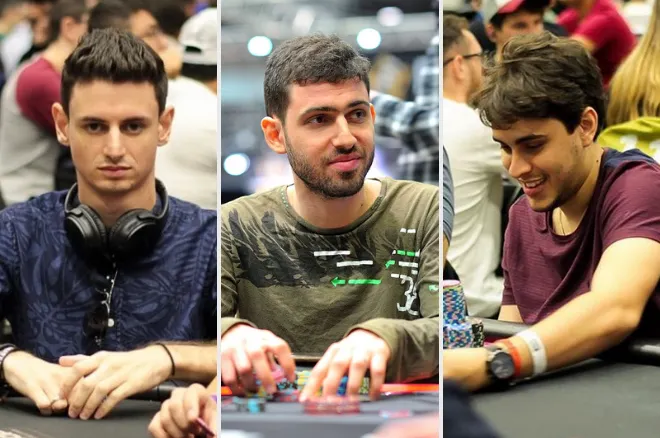 Allan Mello, Hélio Neves e Guilherme Carmo