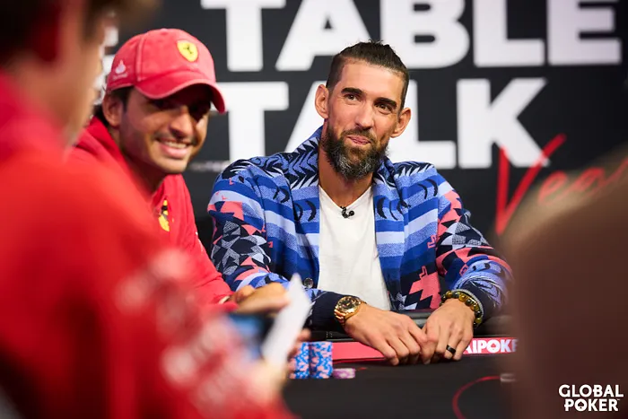 Michael Phelps et Carlos Sainz Jr.