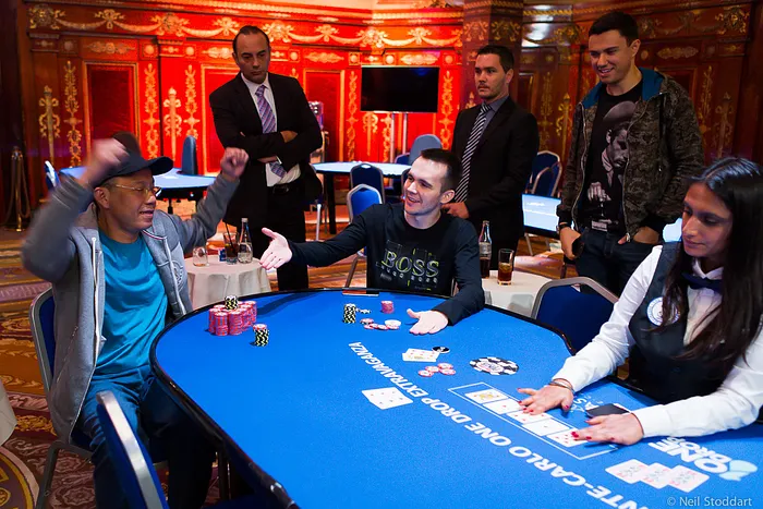 Paul Phua and Mikita Badziakouski