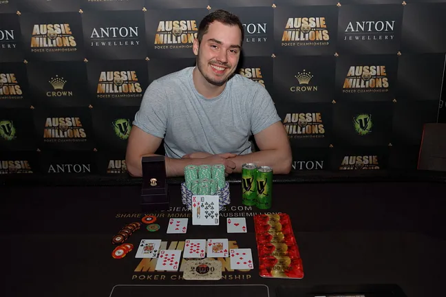 2019 A$25,000 Pot Limit Omaha Winner Anton Morgenstern
