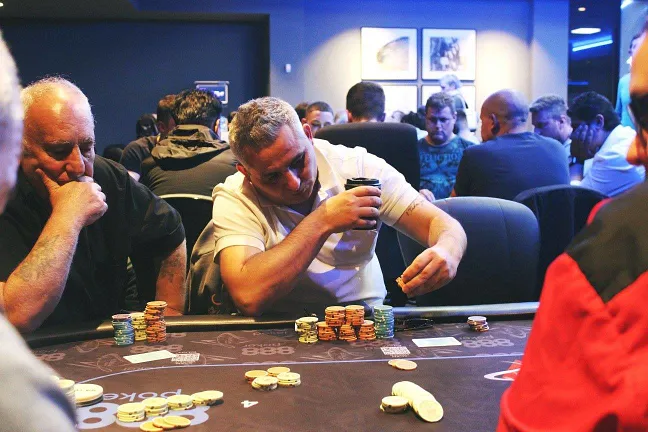 Ali Zinhi takes part in the Opening Event as Aspers. But is poker a sport or a gamble? (Photo: 888Poker/William Powell)