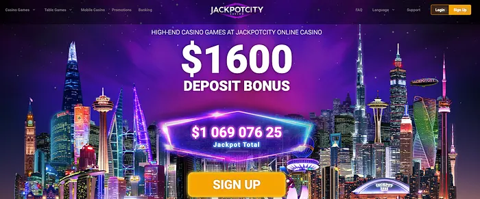 JackpotCity Casino Bonus