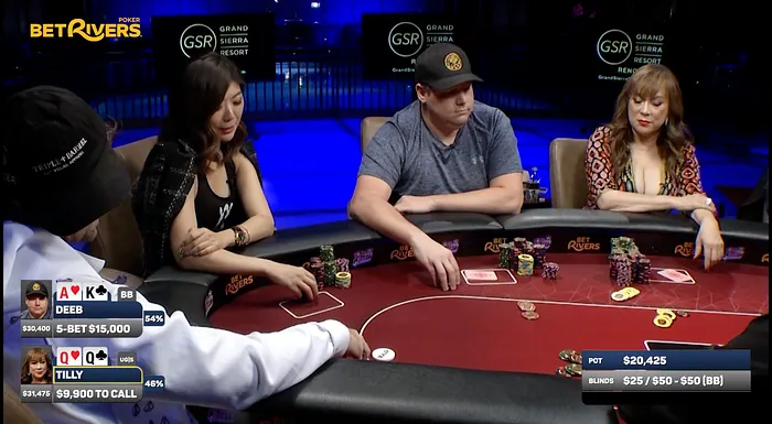 Shaun Deeb Slowrolls Phil Hellmuth, Plays K Pot Against Jennifer Tilly 104