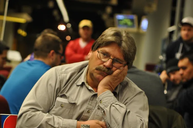 Leo Fussy at the final table of MSPT Canterbury.