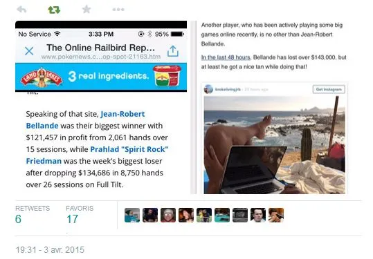 Session perdante pour Ilari Sahamies qui craque et engueule Dan Cates, JR Bellande se broke... 101