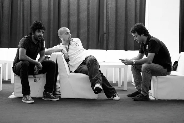 Vikash Doorasho, Stéphane Matheu et Fabrice Soulier