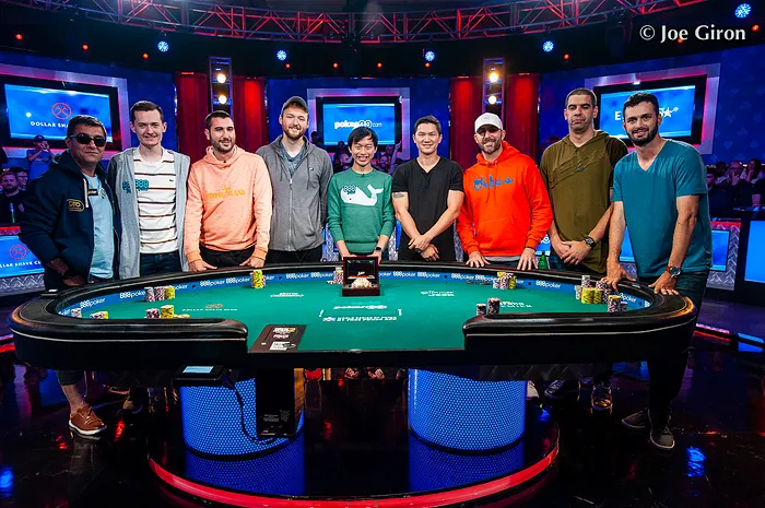 Mesa Final do Main Event da WSOP 2019