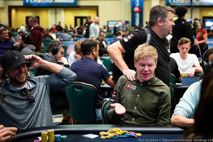 Chris Moneymaker and Benjamin Spragg