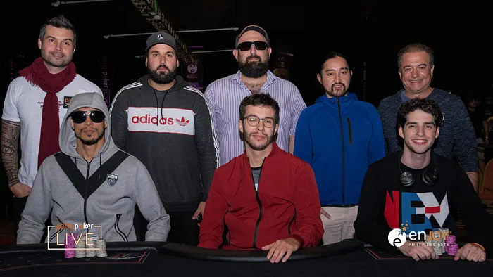 Mesa final do Mini Main Event do partypoker MILLIONS South America