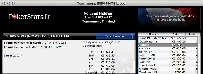 RuiNf, bettinglife e Quintas faturam na PokerStars 102