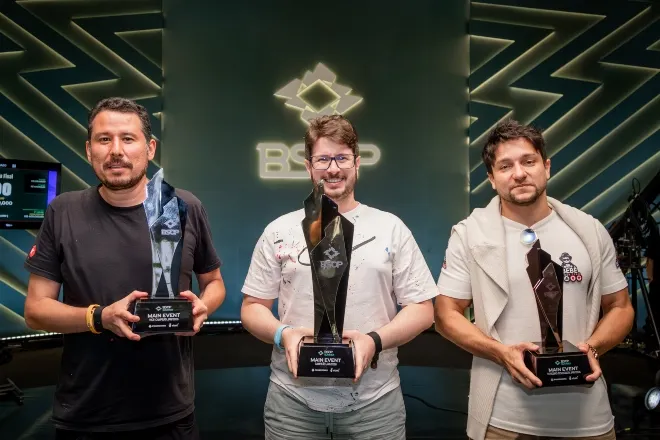 Pódio do Main Event