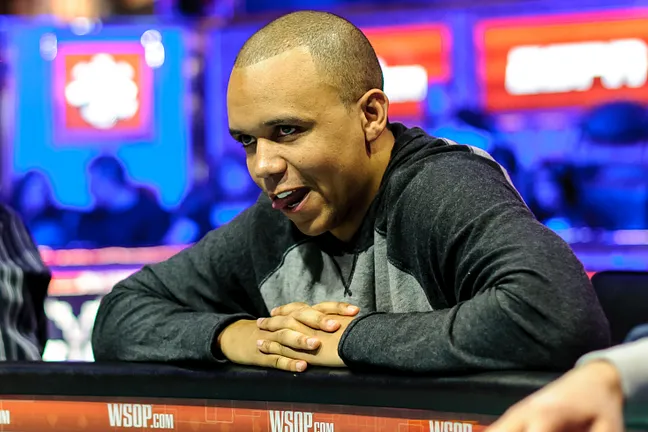 Phil Ivey at the Event #15 final table a short while ago
