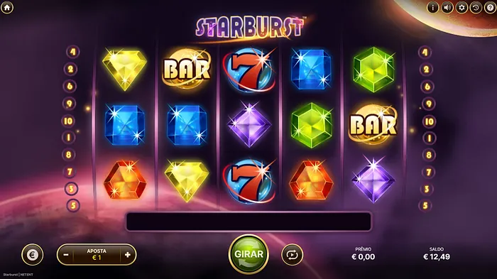 Starburst slot dinheiro real