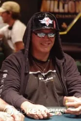 Carl Booth (pictured): scores some crucial chips