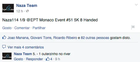 Grand Final EPT: João Vieira Foi 5º no Evento #51 €5k NL Holdem 8-Handed (€43,300) 101