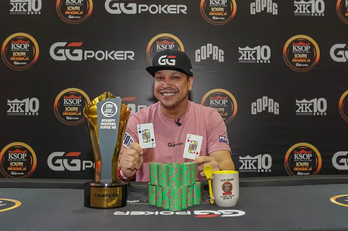 Felipe Mojave é campeão do Bounty Hunters SHR do KSOP GGPoker South America