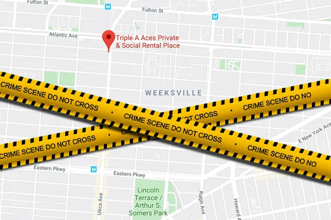 The scene at the Brooklyn shooting