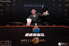 James Romero wins partypoker LIVE MILLIONS South America Super High Roller