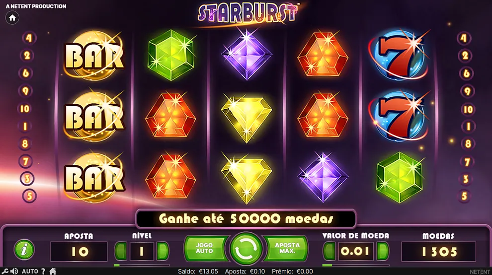 Slot Starburst 888 casino Portugal