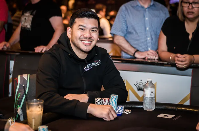 Michael Soyza bubbles the 2020 Aussie Millions A$50,000 Challenge