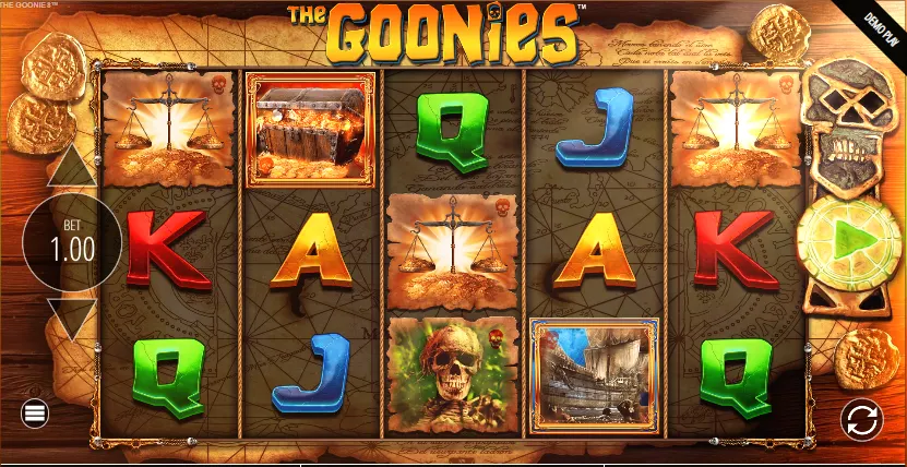 the goonies slot screenshot