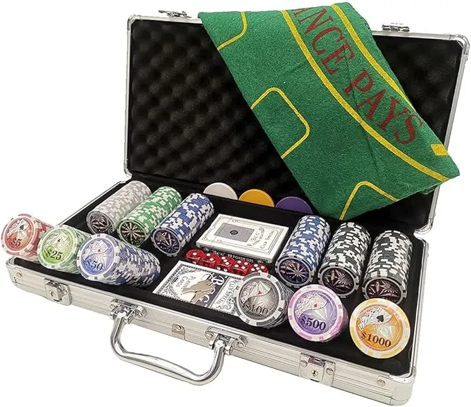 conjunto de fichas de poker de plastico Latinmax