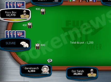 Full Tilt Poker FTOPS XIII Event #16 : 'TheRipCurl' dompte 'Doc Sands' 101