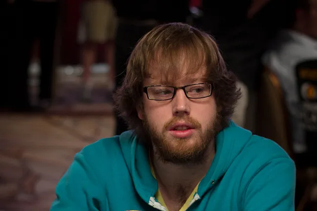 Ryan Lenaghan on Day 6 -- looks exactly the same today, but with more chips
