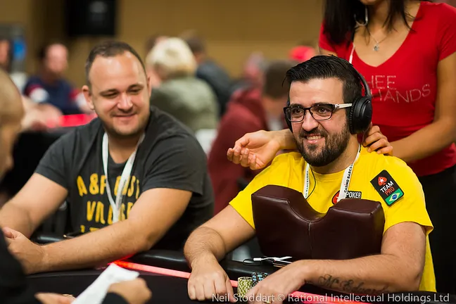 Team PokerStars Pro Andre Akkari had a strong showing on Day 1b