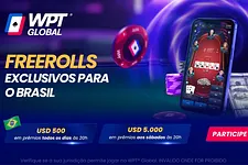 Atenção BRASIL! Duas Semanas de Freerolls Exclusivos no WPT Global!