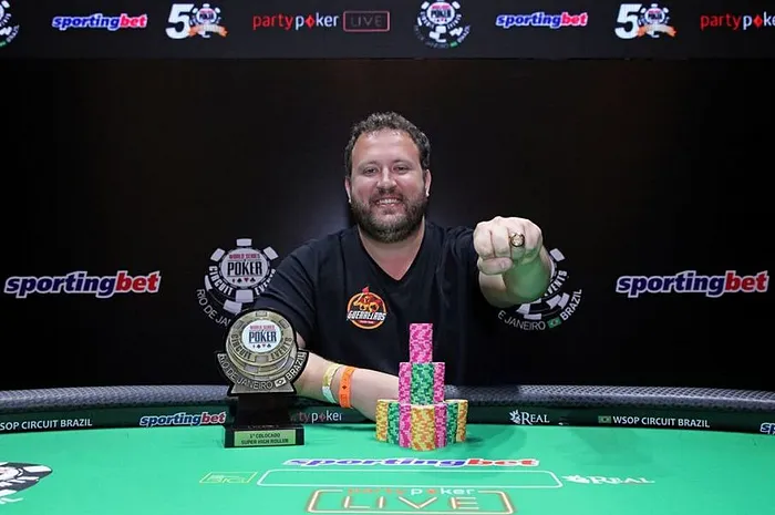 Rodrigo Semeghini Campeão do Super High Roller do WSOP Circuit Brazil 2019