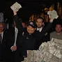 Jerry Yang shows the money