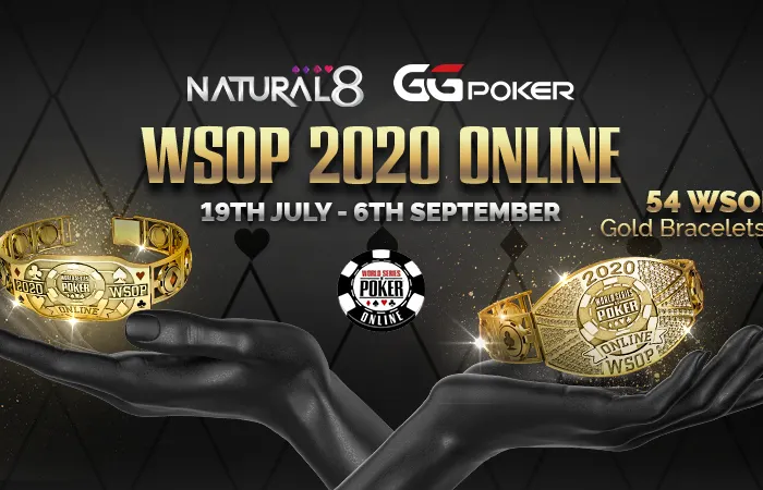 Six WSOP 2020 Online Bracelet Winners Receive Natural8 Sponsorships