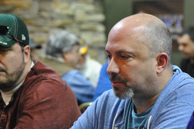 Jason Sell lost the majority of his stack.
