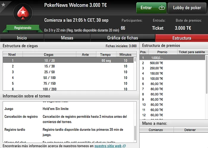 Juega nuestro torneo privado con 3.000T€ de prize pool en PokerStars 101