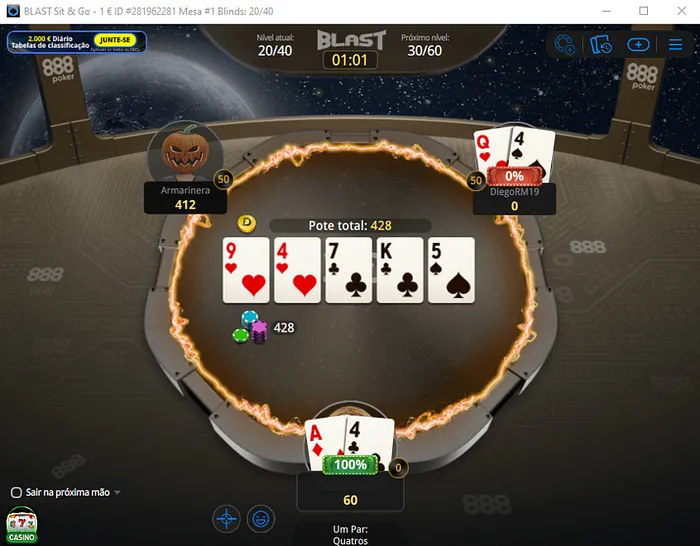 Torneio BLAST na 888poker.pt