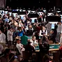 Players celebrate making the Money