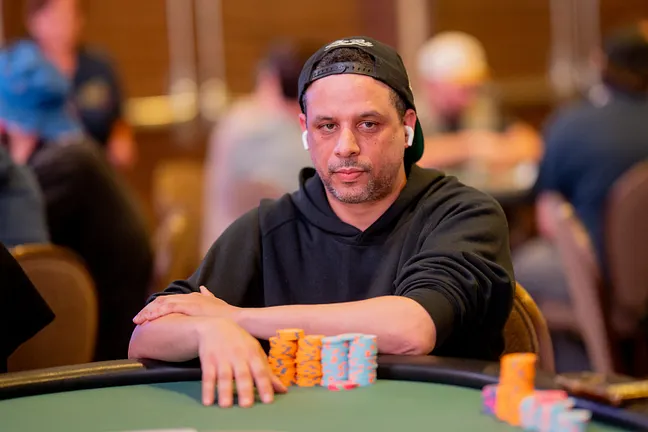 Day 1b chip leader Coleem Chestnut
