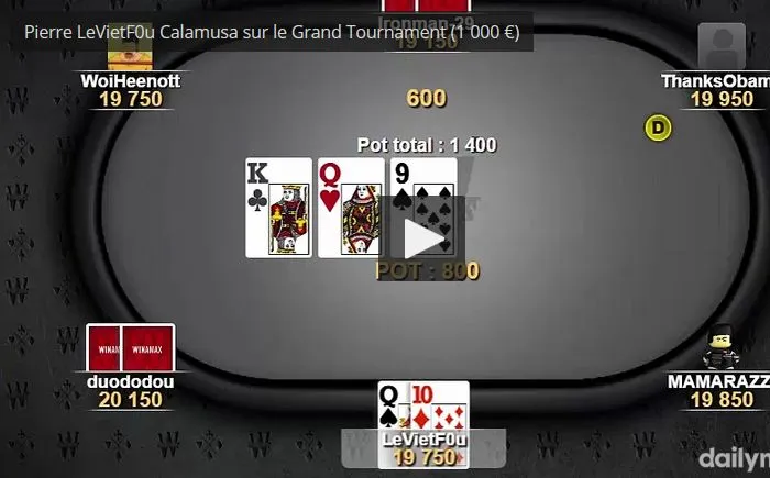 Dans La Tête du VietF0u, Pierre Calamusa analyse le Grand Tournoi (vidéo) 0001