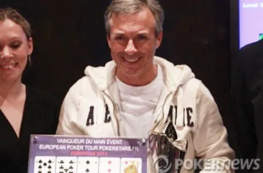 Lucien Cohen, premier champion français de l'EPT Deauville