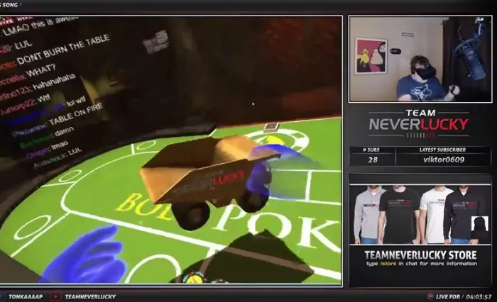 Twitch : Tonkaaaap joue au poker en réalité virtuelle 0001