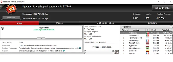 PokerStars.FRESPT: Fuck srj Conquista o Night on Stars €100 & Mais 102