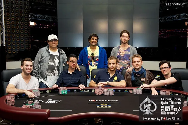 GDAM Main Event final table