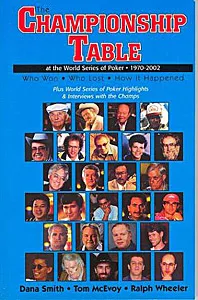 The Championship Table at the World Series of Poker