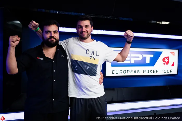 Rui Sousa e Giovani Torre mesa final EPT Barcelona Main Event 2019