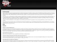 Full Tilt Poker : pas de réouverture en .fr 101